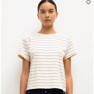 NWT Leset Margo Striped Tee